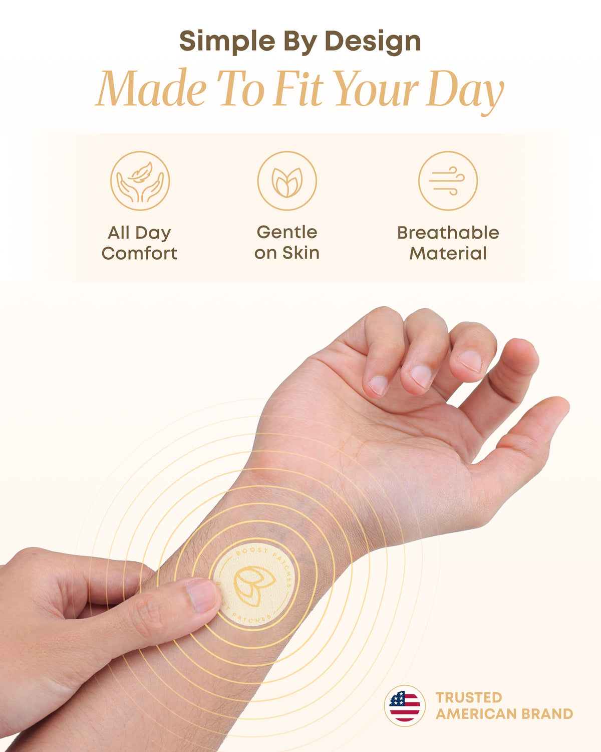 Boost Patches B12 Wellness Patches – Wearable Daily Wellness Support – 30 Patches
