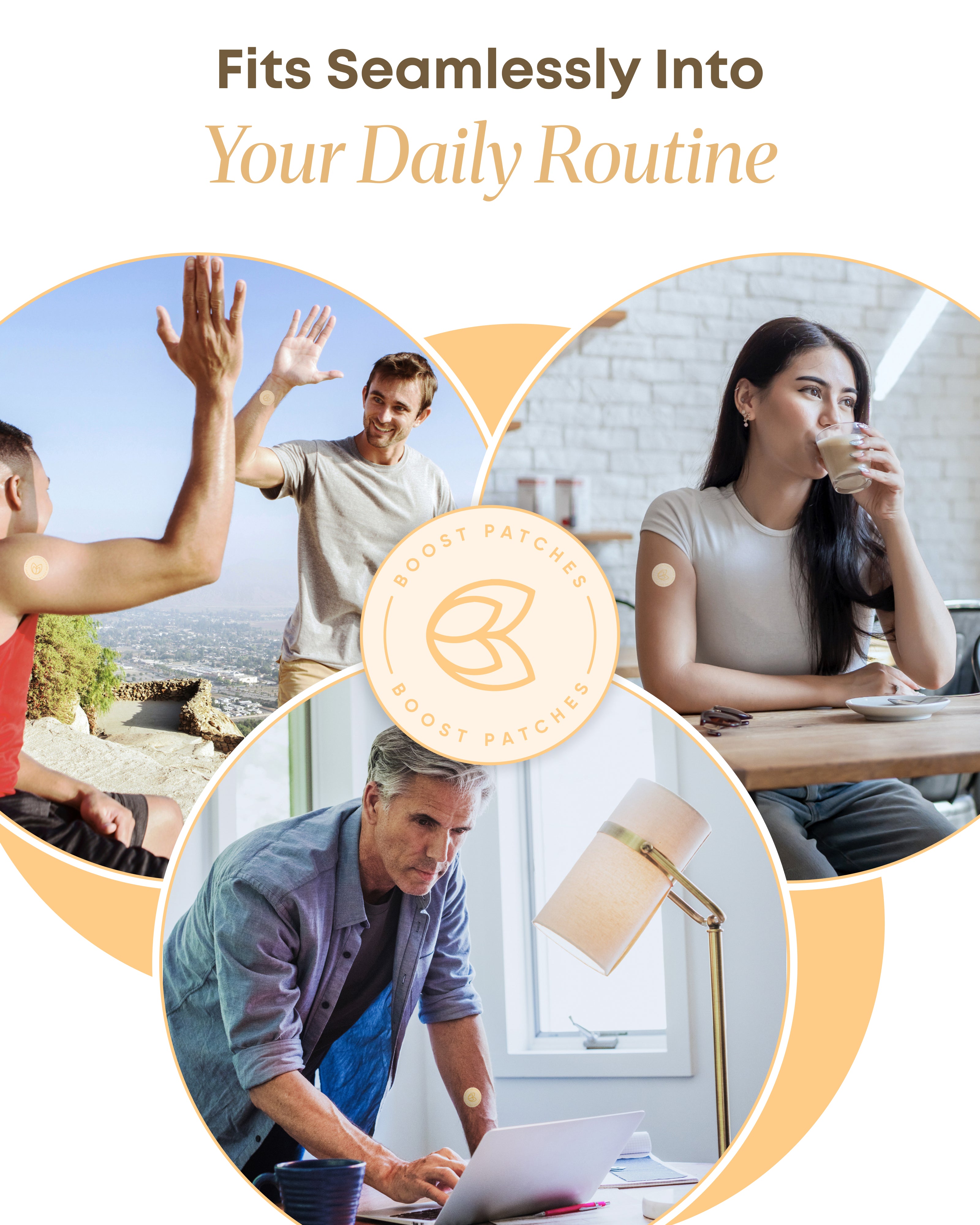 Boost Patches B12 Wellness Patches – Wearable Daily Wellness Support – 30 Patches