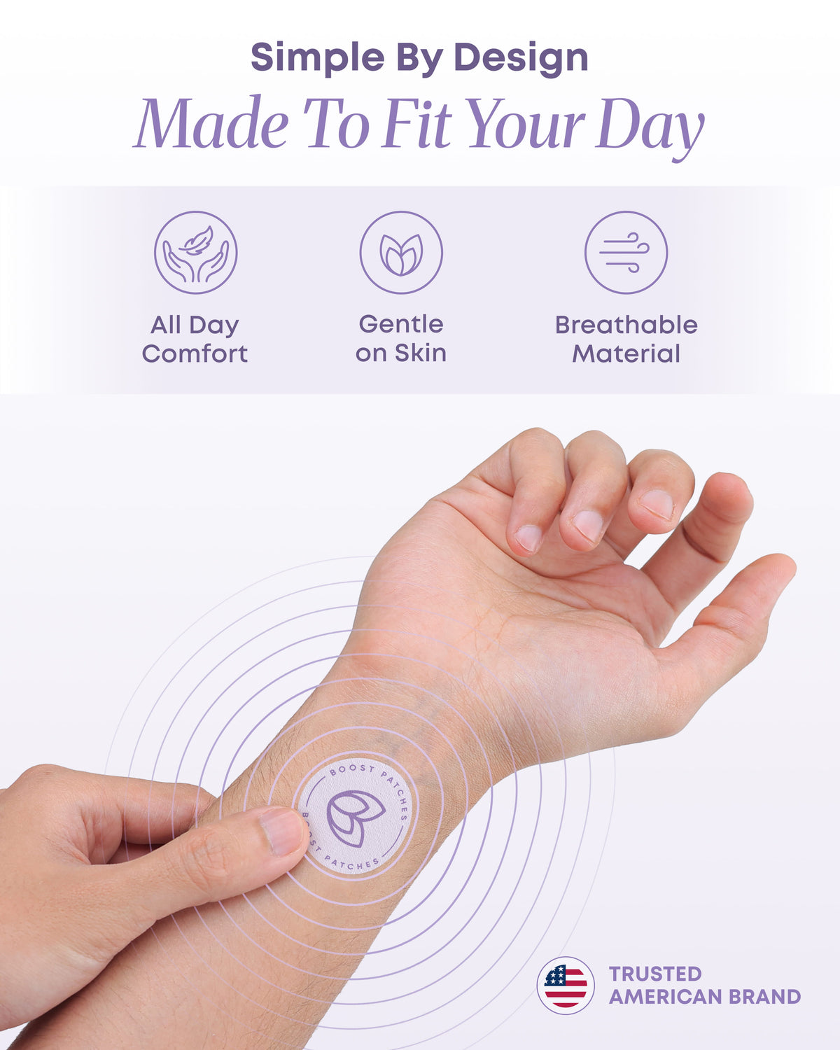 Boost Patches Sleep Wellness Patches with Melatonin – Wearable Nighttime Support – 30 Patches