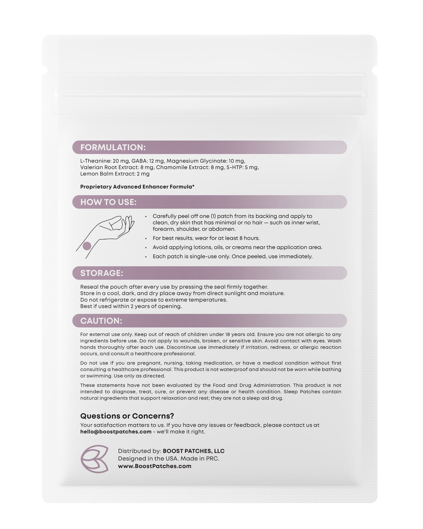 Sleep Patches (Non-Melatonin)