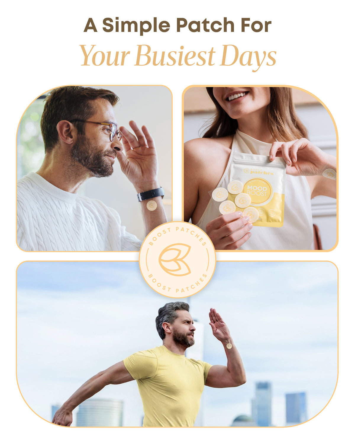 Boost Patches B12 Wellness Patches – Wearable Daily Wellness Support – 30 Patches