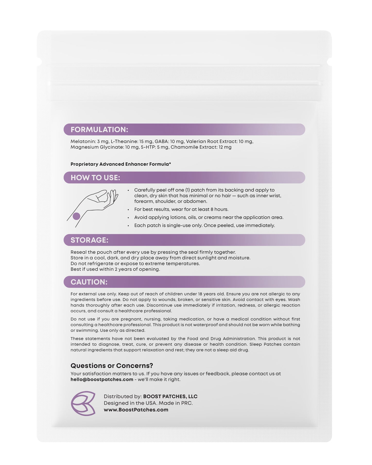 Sleep Patches (Melatonin)