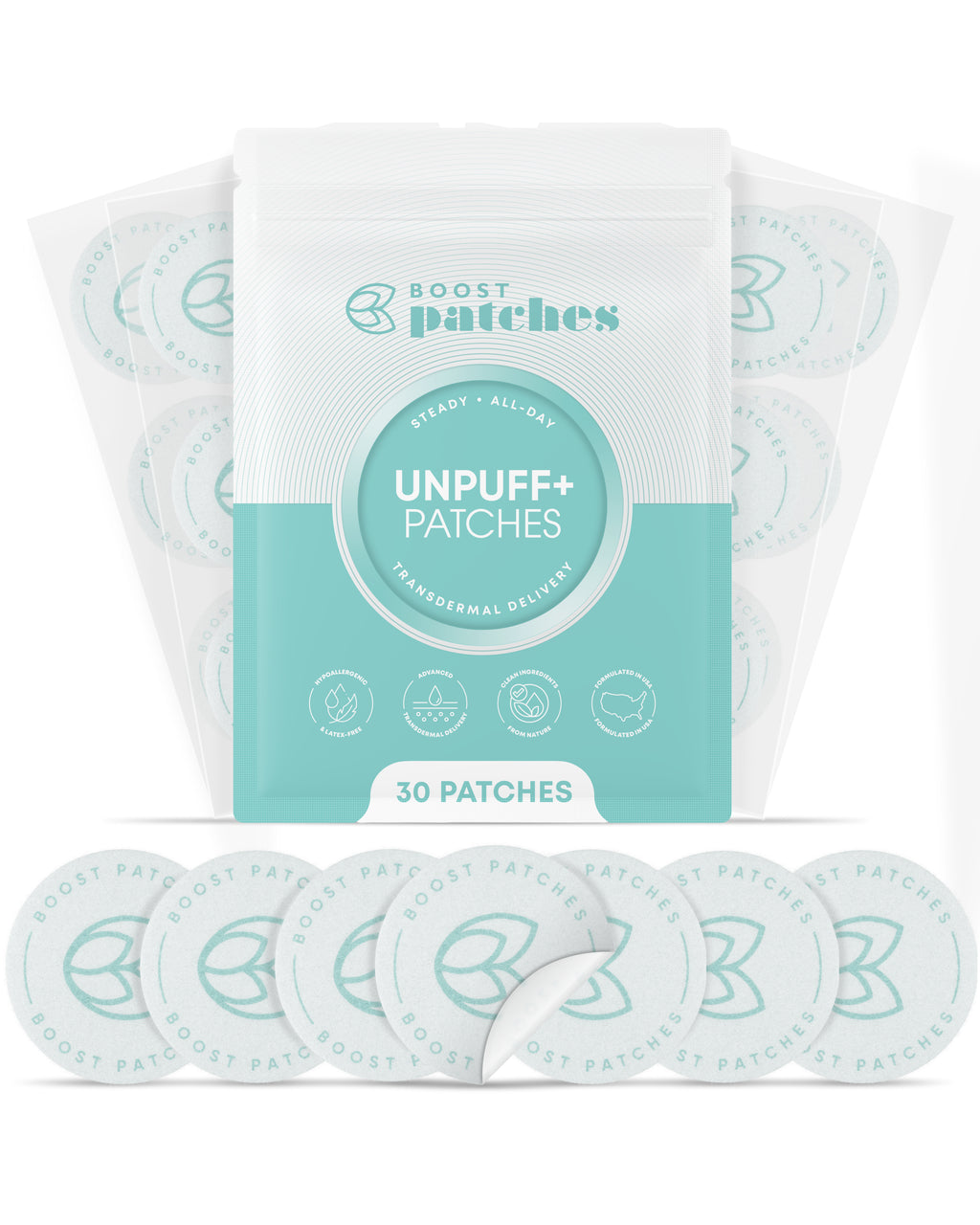 UNPUFF® Wellness Patches | Daily Refresh & Recovery Support Patch